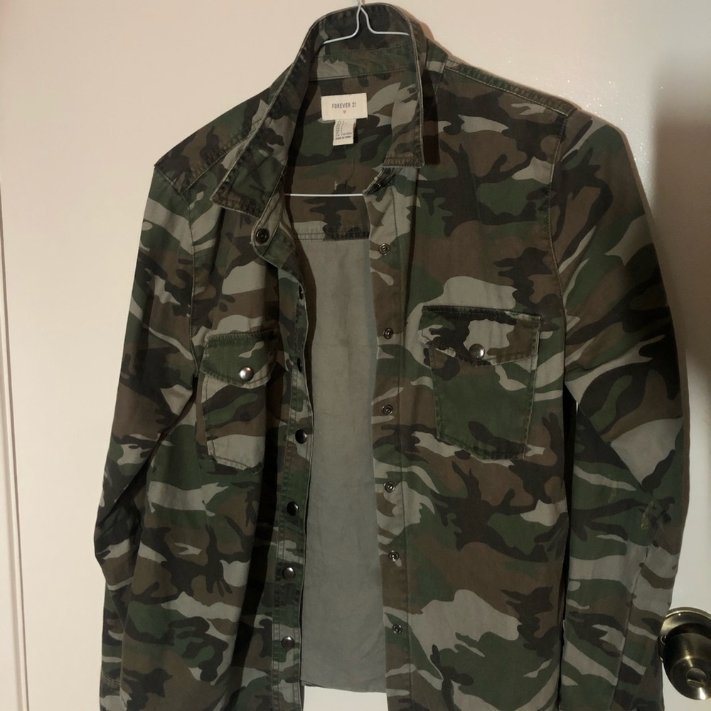 Women’s Camo Denim Jacket